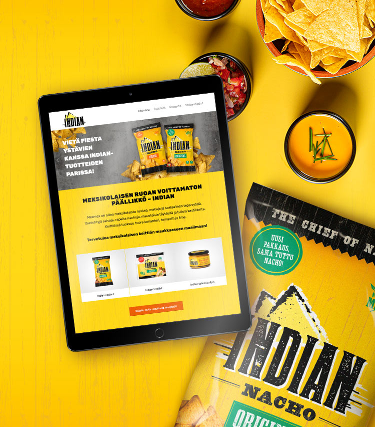 Indian konsepti- ja kampanjasuunnittelu ja tone of voice