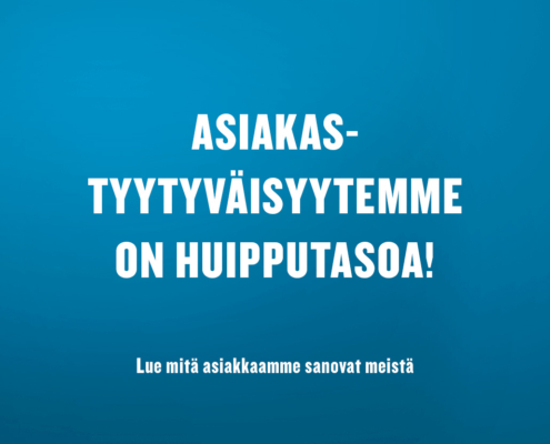 Asiakastyytyväisyyskyselyn tuloksia