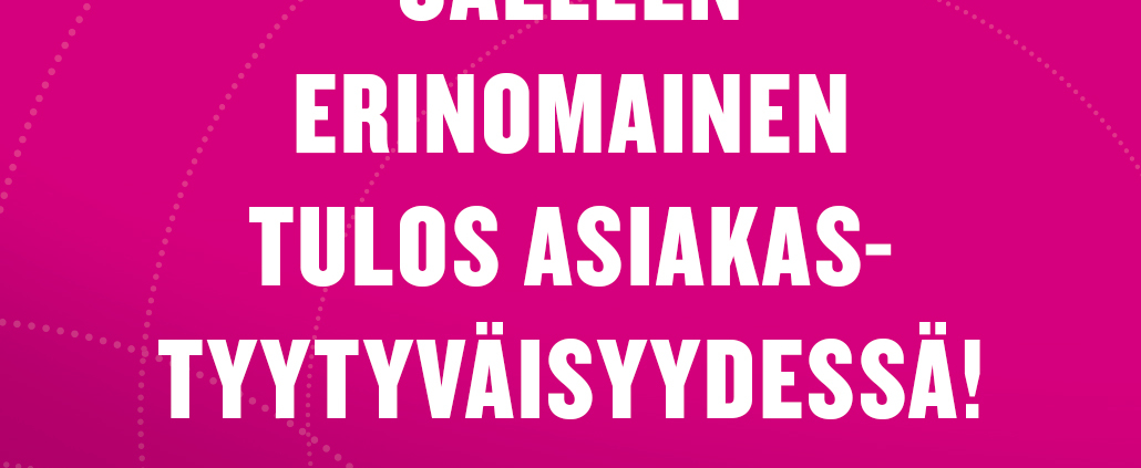 CheckPointin asiakastyytyväisyys saa jälleen huipputuloksen. Lue mitä asiakkaamme sanovat meistä.
