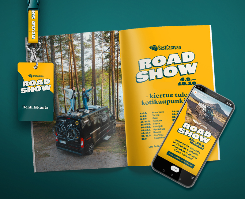 Vaikuttavia myymälä- ja tapahtumamateriaaleja