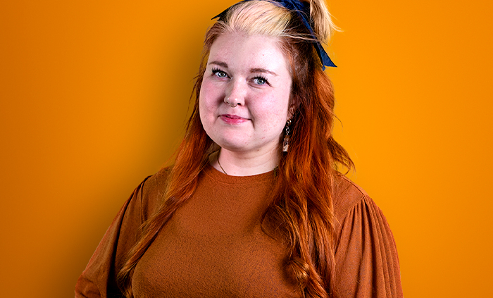 Valokuvassa Hanna-Riikka Sarjus