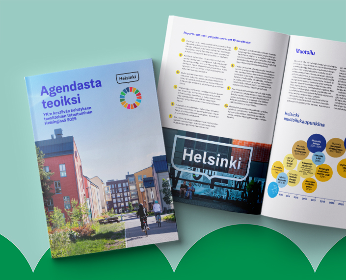 Kuvassa Agendasta teoiksi digijulkaisu.